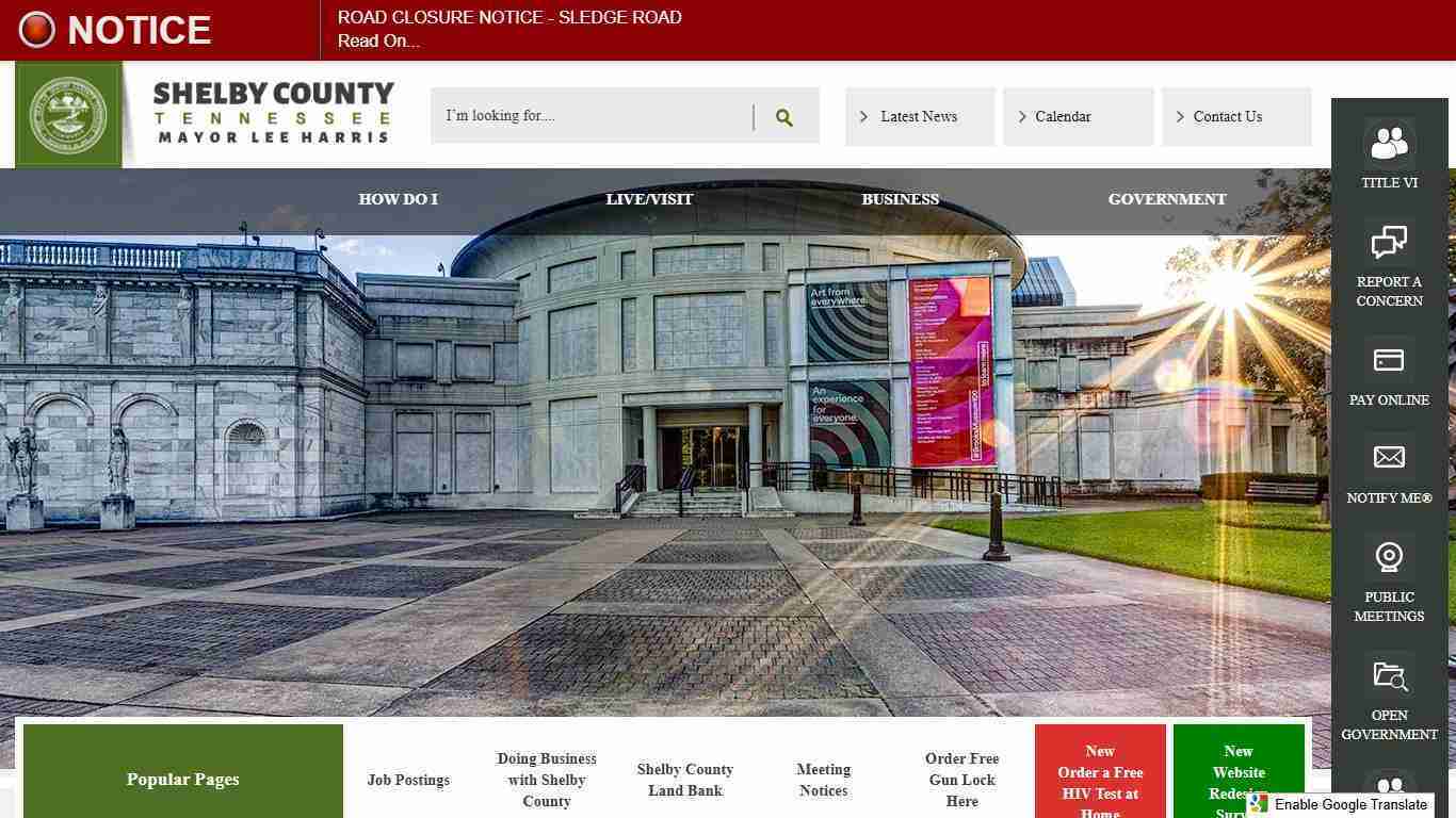 Shelby County, TN - Official Website | Official Website